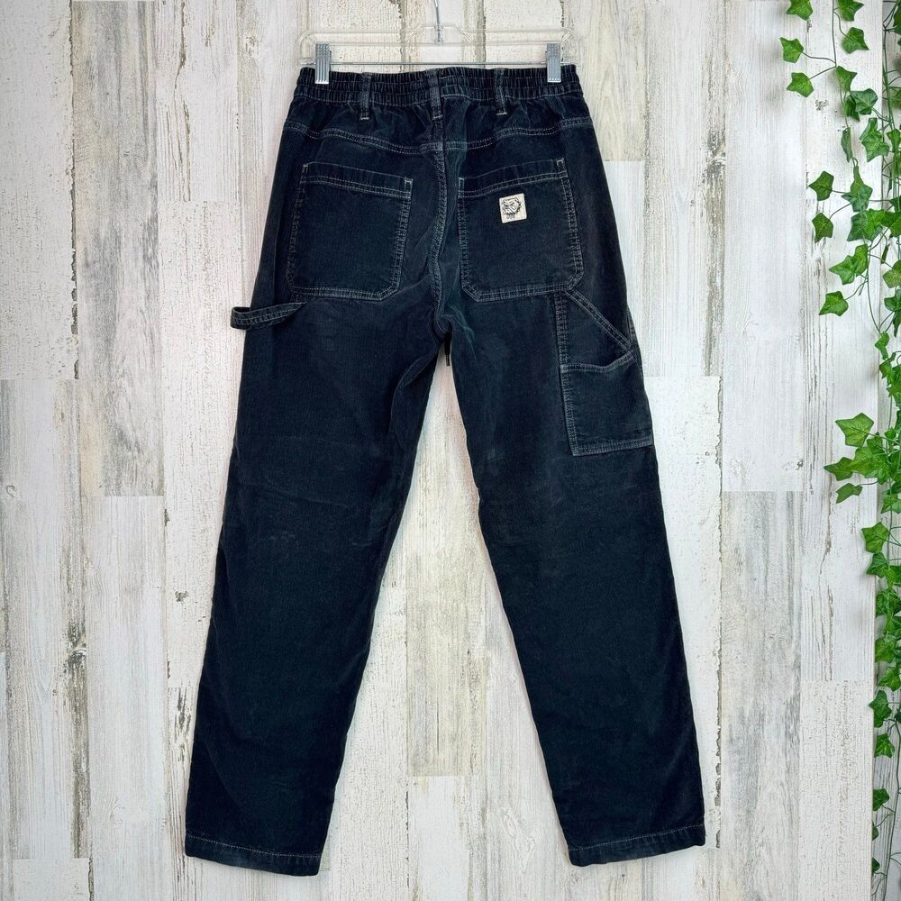 Urban Outfitters unisex Black Corduroy Baggy Tech skater pants trousers size S